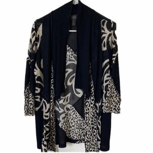 Travelers Collection by Chico’s Openfront Duster Size 1